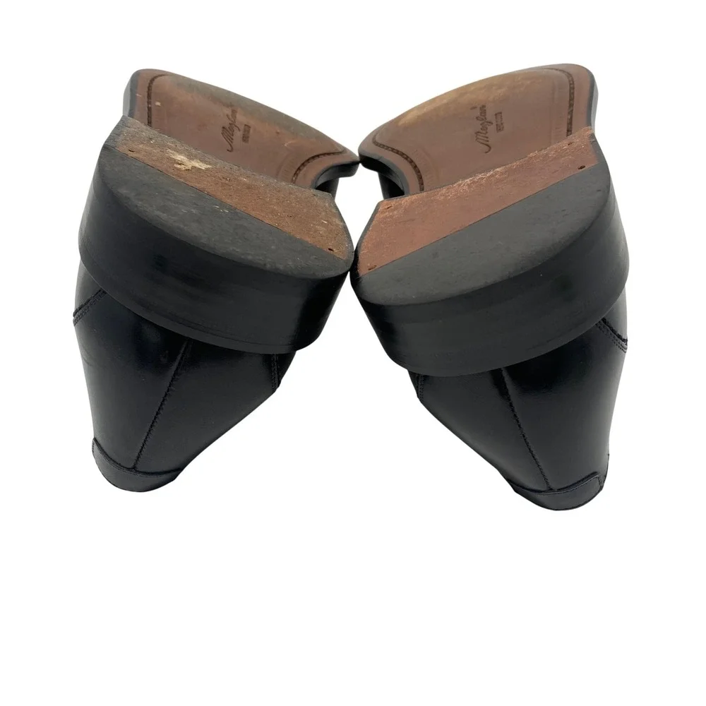 Mezlan black leather